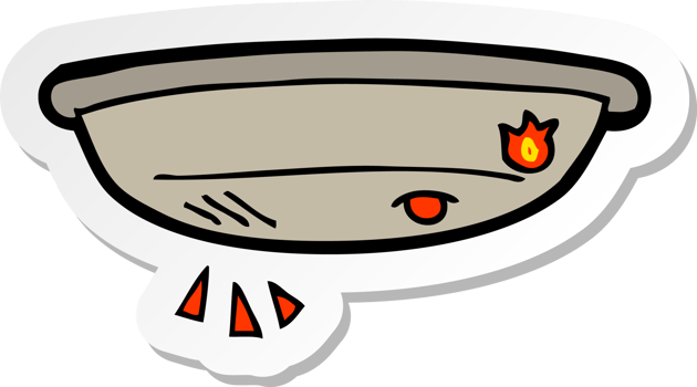 sticker of a cartoon fire alarm png