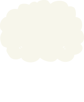 flat color style cartoon rain cloud png