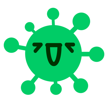 laughing virus drawing png