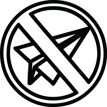 paper plane ban icon png