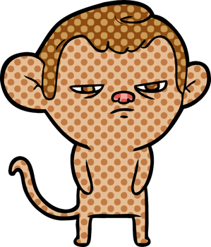 cartoon monkey drawing png