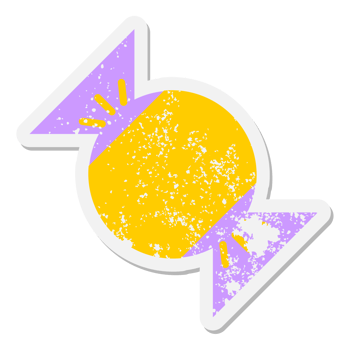 halloween candy grunge sticker png