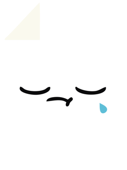 flat color retro cartoon of a sheet of paper png