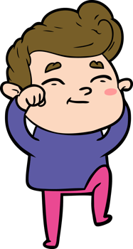 happy cartoon man png