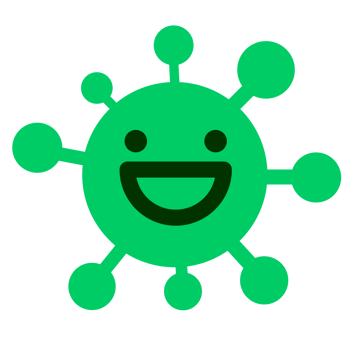 simple happy virus png