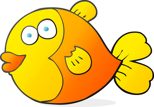hand drawn cartoon fish png