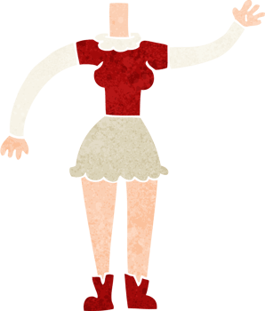 cartoon female body add photos or mix and match cartoons png