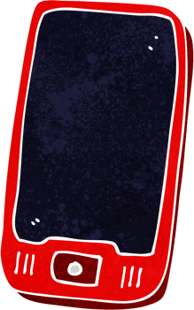 cartoon mobile phone png