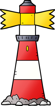 cartoon lighthouse drawing png