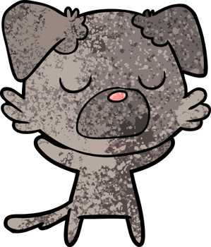 cartoon dog drawing png