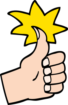 hand drawn doodle style cartoon thumbs up symbol png