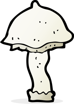 cartoon mushroom drawing png