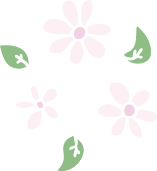 quirky hand drawn cartoon flowers png