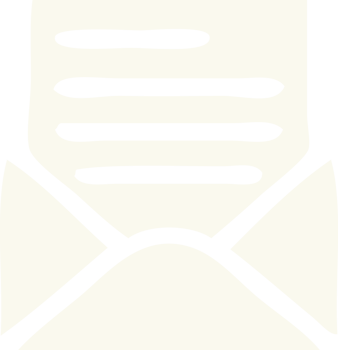 flat color retro cartoon letter and envelope png