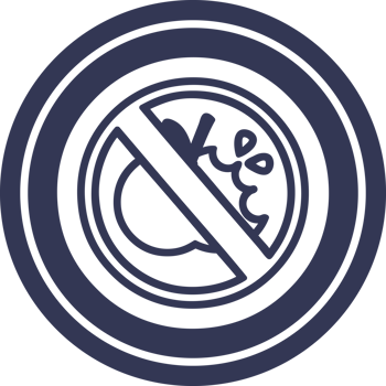 no healthy food circular icon png