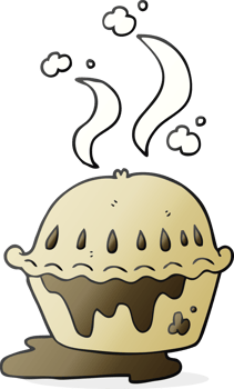 cartoon hot pie png