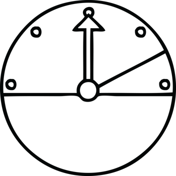 line drawing cartoon speedometer png