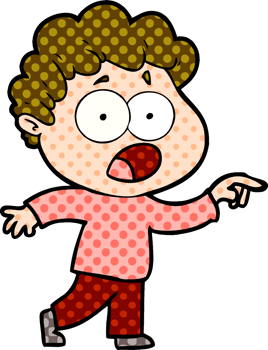 cartoon man gasping in surprise png