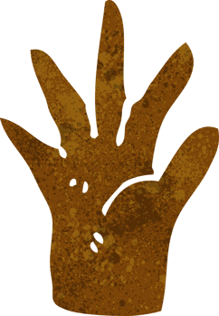 cartoon hand symbol png