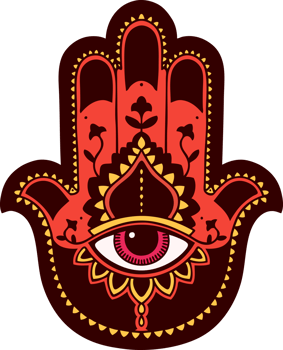 tattoo in traditional style of a hamza png