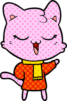 cartoon cat drawing png
