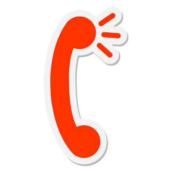 telephone receiver sticker png