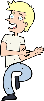 cartoon stressed out man png