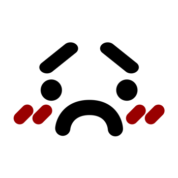 unhappy face icon png
