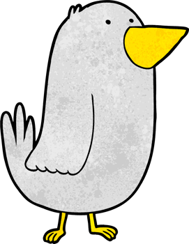 cartoon bird drawing png