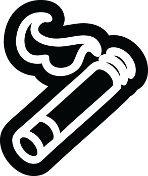 lit cigarette icon symbol png