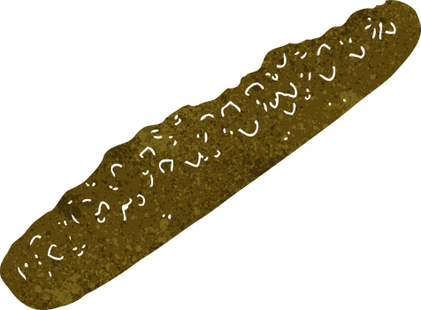 cartoon baguette drawing png