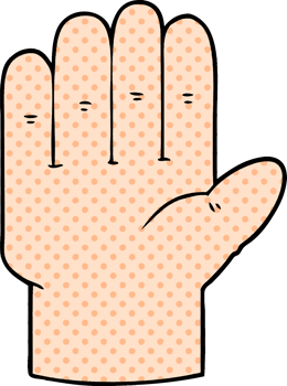 cartoon hand drawing png
