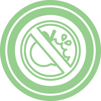 no healthy food circular icon symbol png