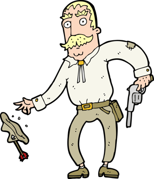 cartoon wild west cowboy png