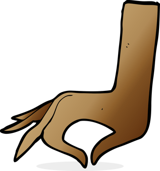 cartoon hand symbol png