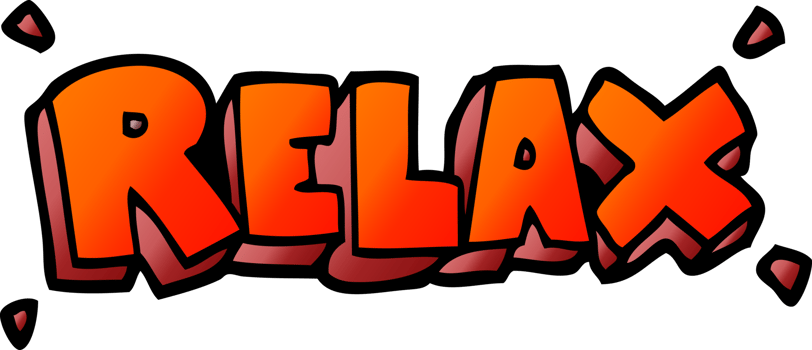 cartoon doodle relax symbol png