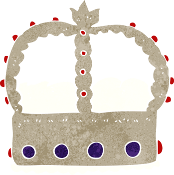 cartoon crown drawing png