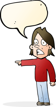 cartoon surprised man with speech bubble png