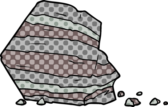 cartoon large rock png