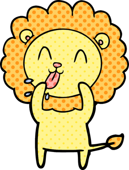 happy cartoon lion png