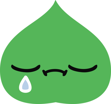 flat color retro cartoon expressional leaf png
