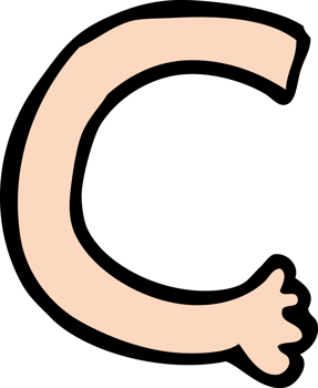 cartoon arm drawing png