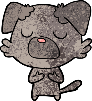 cartoon dog drawing png