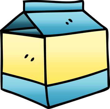 quirky gradient shaded cartoon quirky gradient shaded carton of juice png
