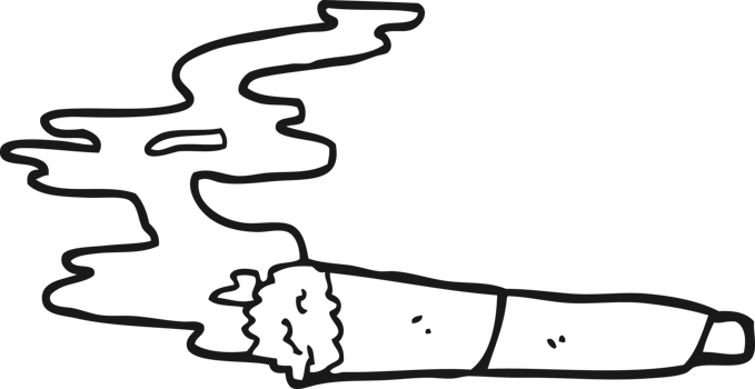 cartoon cigarette drawing png