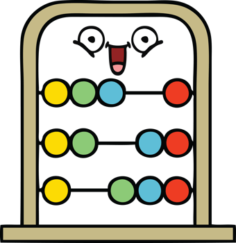 cute cartoon abacus png