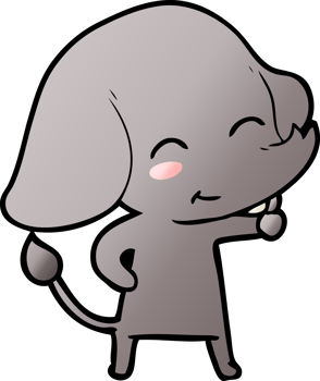 cute cartoon elephant png