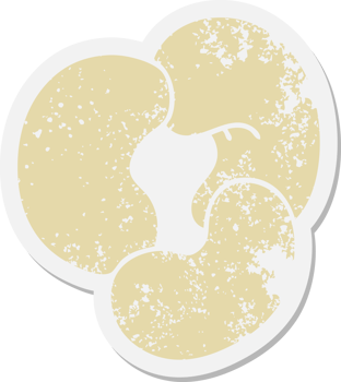 cashew nuts grunge sticker png