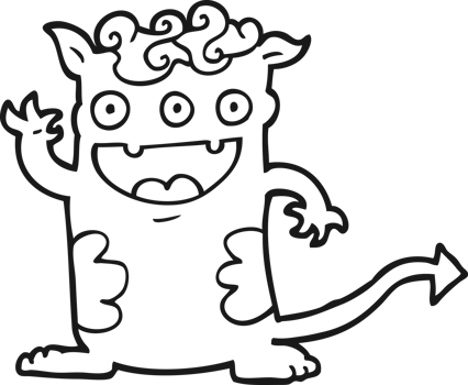cartoon halloween monster png