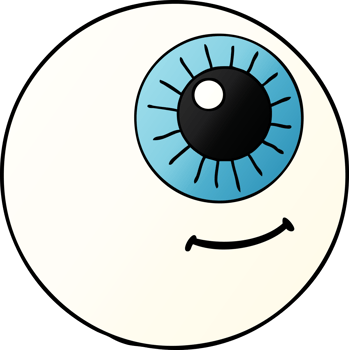 cartoon eyeball drawing png